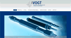 Desktop Screenshot of abstandsbolzen-vogt.de