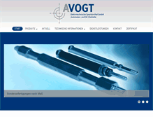 Tablet Screenshot of abstandsbolzen-vogt.de